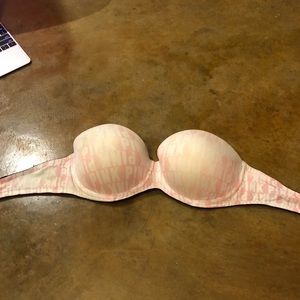 VS PINK strapless bra 36C